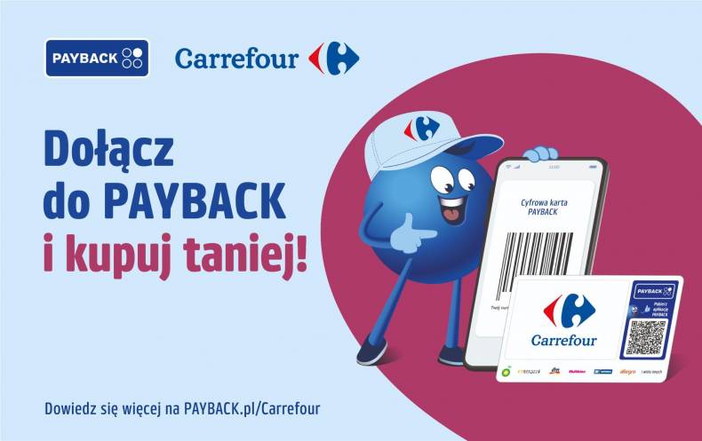Zbieraj punkty i kupuj taniej w Carrefour! Dołączamy do programu PAYBACK